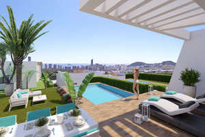 Cluster house for sale in Finestrat, Alicante. 